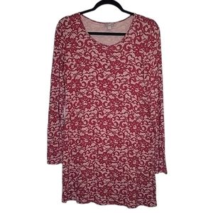 J.Jill Wearever Collection Women dress Floral Long Sleeve Size XS